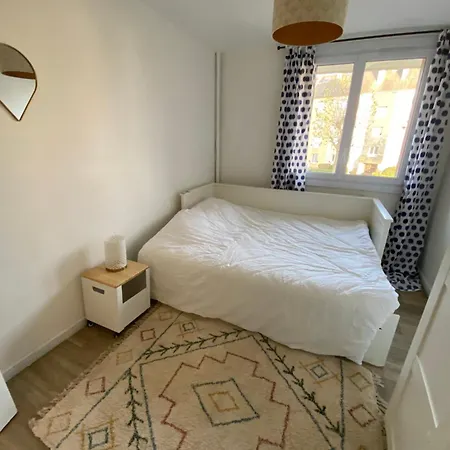Apartment Bel Spacieux ,convivial De 3 Avec Parking Prive Secure Caen