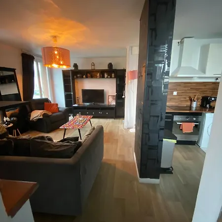 Apartment Bel Spacieux ,convivial De 3 Avec Parking Prive Secure Caen