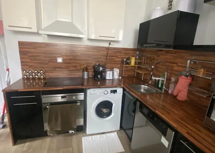 Appartement Bel Spacieux ,convivial De 3 Avec Parking Prive Secure